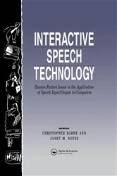 Book cover of Interactive Speech Technology by Chris Baber