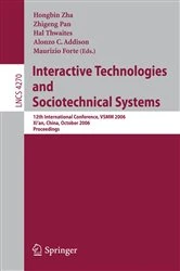 Book cover of Interactive Technologies and Sociotechnical Systems by Hongbin Zha