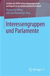 Book cover of Interessengruppen und Parlamente by Thomas von Winter