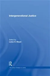 Book cover of Intergenerational Justice by Lukas H. Meyer