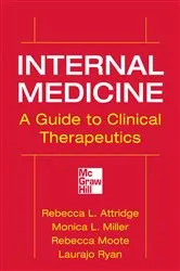Book cover of Internal Medicine A Guide to Clinical Therapeutics by Rebecca L. Attridge