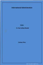 Book cover of International Administration by Ram  Lakhan Mandal