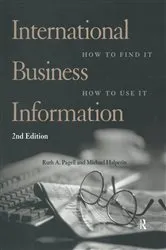 Book cover of International Business Information by Michael Halperin