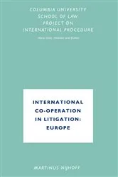 Book cover of International Co-Operation in Litigation: Europe by Hans Smit