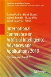Book cover of International Conference on Artificial Intelligence: Advances and Applications 2019 by Garima Mathur