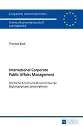 Book cover of International Corporate Public Affairs Management by Thomas Beck