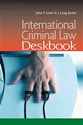 Book cover of International Criminal Law Deskbook by Unknown