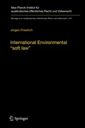 Book cover of International Environmental “soft law” by Unknown