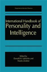Book cover of International Handbook of Personality and Intelligence by Donald H. Saklofske