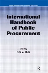 Book cover of International Handbook of Public Procurement by Khi V. Thai