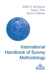 Book cover of International Handbook of Survey Methodology by Edith D. de Leeuw