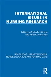 Book cover of International Issues in Nursing Research by Shirley M. Stinson