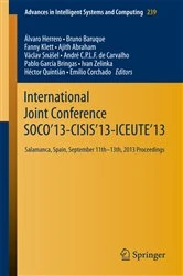 Book cover of International Joint Conference SOCO’13-CISIS’13-ICEUTE’13 by Álvaro Herrero