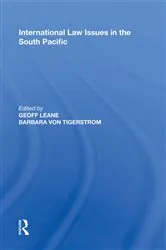 Book cover of International Law Issues in the South Pacific by Geoff Leane