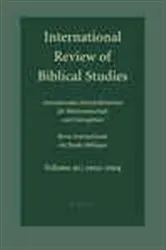 Book cover of International Review of Biblical Studies, Volume 50 (2003-2004) by Bernhard  Lang