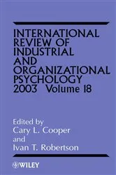 Book cover of International Review of Industrial and Organizational Psychology 2003, Volume 18 by Cary Cooper