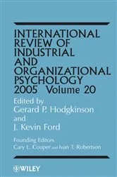 Book cover of International Review of Industrial and Organizational Psychology 2005, Volume 20 by Gerard P. Hodgkinson