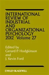 Book cover of International Review of Industrial and Organizational Psychology 2012, Volume 27 by Gerard P. Hodgkinson