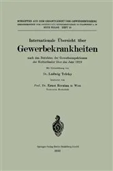 Book cover of Internationale Übersicht über Gewerbekrankheiten nach den Berichten der Gewerbeinspektionen der Kulturländer über das Jahr 1919 by Ernst Brezina