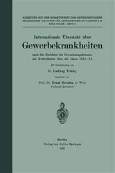 Book cover of Internationale Übersicht über Gewerbekrankheiten by Ernst Brezina