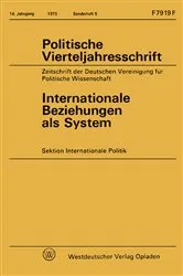 Book cover of Internationale Beziehungen als System by Klaus Jürgen Gantzel