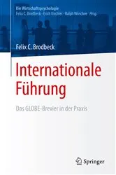 Book cover of Internationale Führung by Felix C. Brodbeck