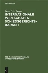 Book cover of Internationale Wirtschaftsschiedsgerichtsbarkeit by Unknown