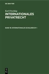 Book cover of Internationales Schuldrecht I by Karl Firsching
