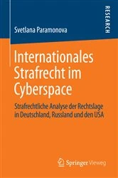 Book cover of Internationales Strafrecht im Cyberspace by Svetlana Paramonova