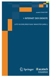 Book cover of Internet der Dienste by Lutz Heuser
