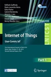 Book cover of Internet of Things. User-Centric IoT by Raffaele Giaffreda