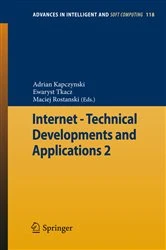 Book cover of Internet - Technical Developments and Applications 2 by Adrian Kapczyński