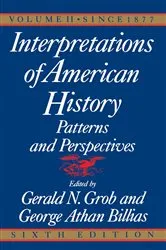 Book cover of Interpretations of American History, 6th Ed, Vol. by Gerald N. Grob