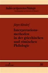 Book cover of Interpretationsmethoden in der griechischen und roemischen Philologie by Unknown
