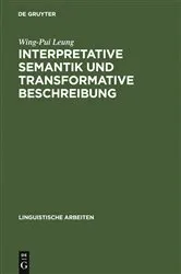 Book cover of Interpretative Semantik und transformative Beschreibung by Unknown