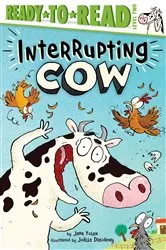 Book cover of Interrupting Cow by Jane Yolen