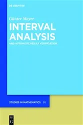 Book cover of Interval Analysis by Günter Mayer
