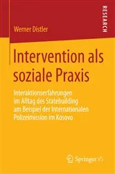 Book cover of Intervention als soziale Praxis by Werner Distler