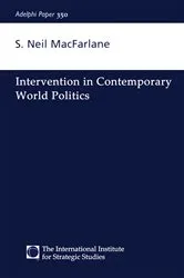 Book cover of Intervention in Contemporary World Politics by Neil Macfarlane