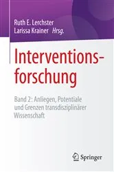 Book cover of Interventionsforschung by Ruth E. Lerchster
