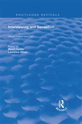 Book cover of Interviewing and Deception by David Canter