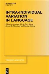 Book cover of Intra-individual Variation in Language by Alexander Werth