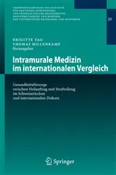 Book cover of Intramurale Medizin im internationalen Vergleich by Brigitte Tag