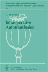 Book cover of Intraoperative Autotransfusion by D. Paravicini