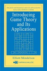 Book cover of Introducing Game Theory and its Applications by Elliott Mendelson