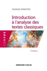 Book cover of Introduction à l'analyse des textes classiques - 5e éd. (5th ed.) by Unknown