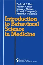 Book cover of Introduction to Behavioral Science in Medicine by F.R. Hine