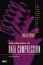 Book cover of Introduction to Data Compression (3rd ed.) by Khalid Sayood Ph.D.