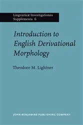 Book cover of Introduction to English Derivational Morphology by Unknown