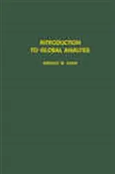 Book cover of Introduction to Global Analysis by Unknown